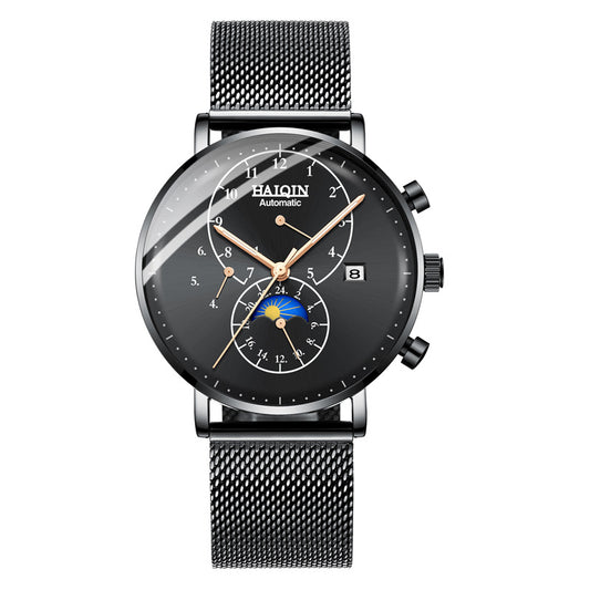 Men's Automatic Waterproof Large Dial Mechanical Watch Utrano