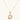 14K gold plated jewelry set with pink and green cubic zirconia flowers arranged in wreath design on cream background