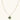 14K gold-plated floral jewelry set with blue cubic zirconia centers and pearl chain details on white background.