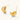 Pair of textured gold-plated sterling silver huggie earrings with dimpled surface finish on cream background.