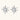 Sterling silver star-shaped stud earrings with brilliant moissanite center stones and pavé details on neutral background.