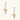 Ornate gold plated cross drop earrings with rose details and sparkling zirconia stones on white background.