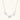 Minimalist sterling silver necklace with three brushed leaf-shaped pendants on delicate chain against white background
