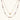 Two layered gold-tone necklaces with purple stone beads and star pendant against cream background.