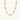 Iridescent baroque pearls alternating with small freshwater pearls on 14K gold-plated chain
