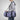 Navy Zebra Print Duffel Bag — Stylish Travel & Gym Tote