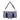 Navy Zebra Print Duffel Bag — Stylish Travel & Gym Tote