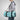 Blue Zebra Print Duffel Bag — Travel Gym Weekend Bag