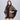 Women's Plus Cashmere Fur Collar Knitted Cardigan Shawl Cape Coat