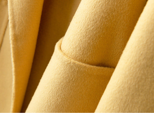 Women's Pure Small Woolen Coat Double-faced Cashmere Slim-fit