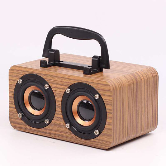 Wooden Wireless Bluetooth Speaker Portable Outdoor Utrano