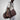 Brown Geometric Pattern Duffel Bag —Travel Gym Weekend Bag