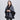 Women's Plus Cashmere Fur Collar Knitted Cardigan Shawl Cape Coat