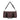 Brown Geometric Pattern Duffel Bag —Travel Gym Weekend Bag