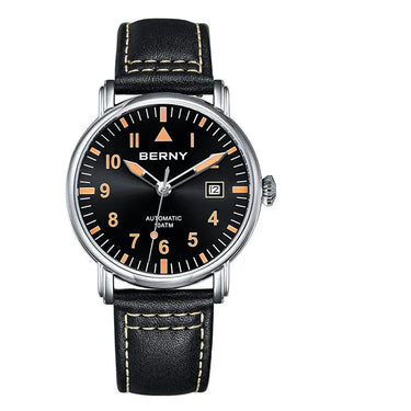 BERNY Men's Belt Waterproof Luminous Mechanical Watch - UTrano
