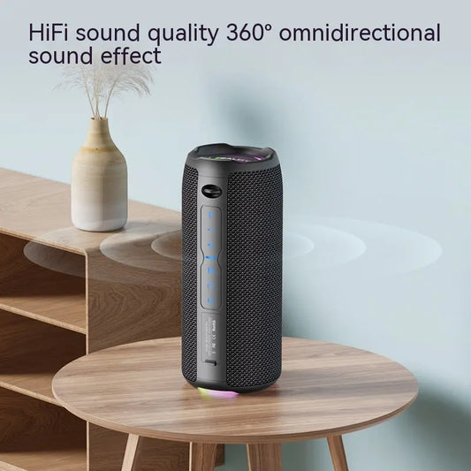 Best of Utrano Outdoor Waterproof Vehicle-mounted Wireless Bluetooth Speaker