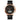 Casual Spiral Sports Crown Leather Alloy Round Pin Buckle Male Pointer Electronic Watch Utrano