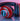 Colorful glowing cool headphones