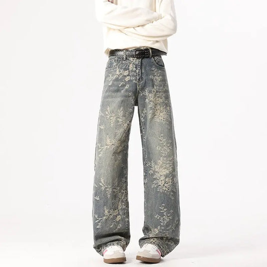 Denim Pants for Men Leg Long Pants