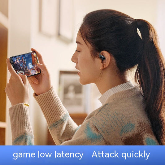 Dual Ear-mounted Noise Reduction Adjustable Bluetooth Headset