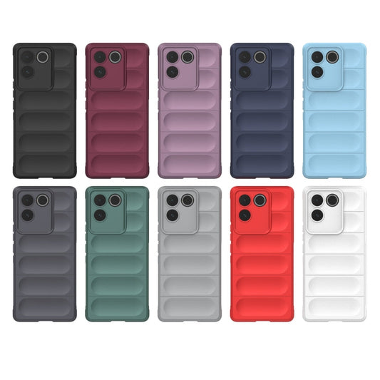 Magic Shield TPU + Flannel Phone Case, For vivo Y78+ Global, For vivo iQOO Z7x