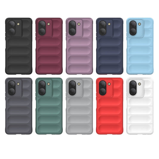 Magic Shield TPU + Flannel Phone Case, For vivo S17e, For vivo iQOO Neo8