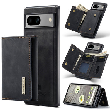 DG.MING M1 Series 3-Fold Multi Card Wallet + Magnetic Phone Case, For Google Pixel 7a