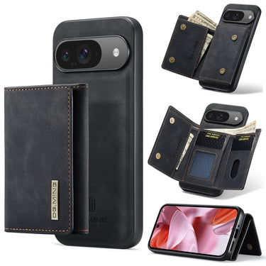 DG.MING M1 Series 3-Fold Multi Card Wallet + Magnetic Phone Case, For Google Pixel 8, For Google Pixel 7a