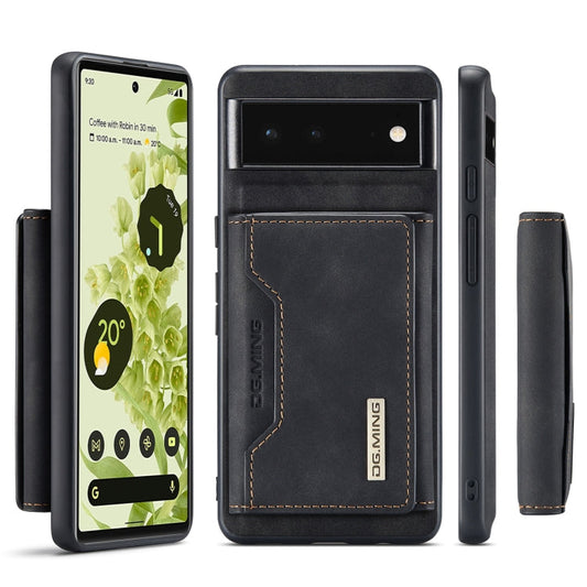 DG.MING M2 Series 3-Fold Multi Card Bag + Magnetic Phone Case, For Google Pixel 6