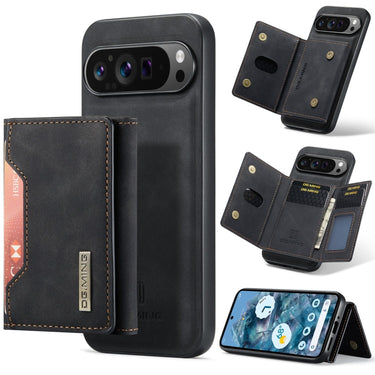 DG.MING M2 Series 3-Fold Multi Card Bag + Magnetic Phone Case, For Google Pixel 7A, For Google Pixel 6