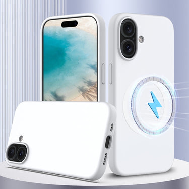 Shockproof Silicone Magsafe Phone Case, For iPhone 16, For iPhone 15 Pro Max
