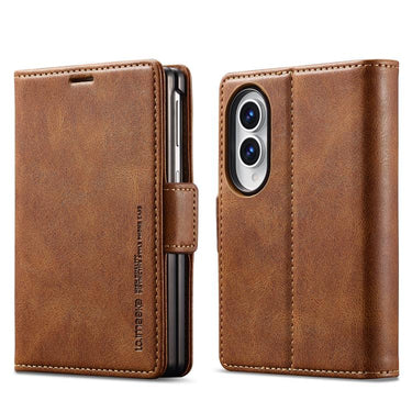 Anti-theft Leather Phone Case, For Samsung Galaxy Z -Red color