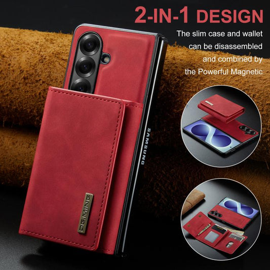 Series 3-Fold Multi Card Wallet + Magnetic Phone Case For Galaxy Z Fold7 5G, Samsung Galaxy Z Fold5