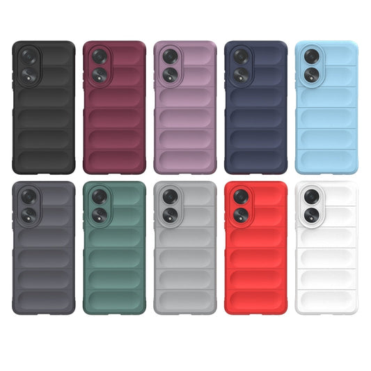 Magic Shield TPU + Flannel Phone Case, For OPPO A58 4G Global, For OPPO Reno10 5G Global