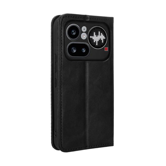 Magnetic Buckle Retro Texture Leather Phone Case, For Nothing Phone 3a Lite, For Nothing Phone 3, For Nothing CMF Phone 2 Pro, For Nothing Phone 3a, For Nothing Phone 3a Pro, For Nothing CMF Phone 1