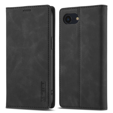 LC.IMEEKE Strong Magnetism Microfiber Leather Phone Case, For iPhone 17 Pro Max, For iPhone 17 Pro, For iPhone 17, For iPhone Air