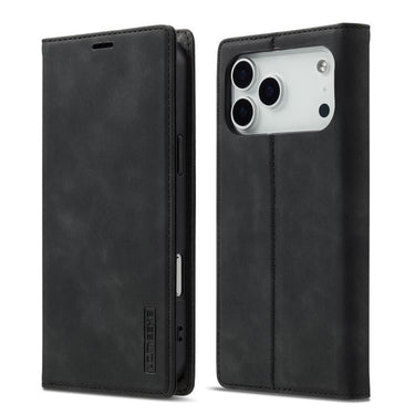 LC.IMEEKE Strong Magnetism Microfiber Leather Phone Case, For iPhone 17 Pro Max, For iPhone 17 Pro, For iPhone 17, For iPhone Air