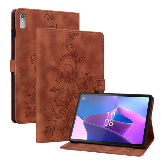 Lily Embossed Leather Tablet Case, For Lenovo Tab P11 Gen 2 11.5, For Lenovo Tab M10 10.1 3rd Gen, For Lenovo Tab M10 Plus 10.6 3rd Gen