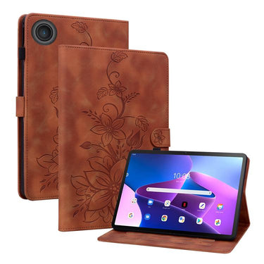 Lily Embossed Leather Tablet Case, For Lenovo ZhaoYang K10C 10.1 inch, For Lenovo Legion Y700 Gen 4, For Lenovo Legion Y700 2025