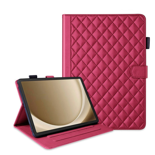 Rhombus Lattice Leather Tablet Case, For Samsung Galaxy Tab A11+ / A9+, For Samsung Galaxy Tab A11 / A9, For Samsung Galaxy Tab S11, For Samsung Galaxy Tab S10 FE+