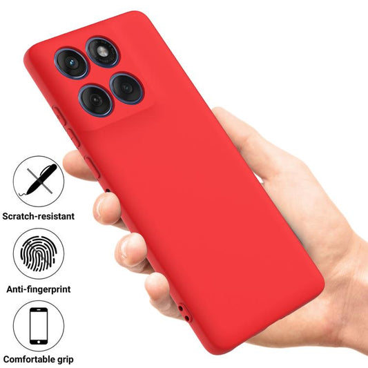 Solid Color Liquid Silicone Dropproof Full Coverage Phone Case, For Motorola Edge 60 Fusion / Edge 60, For Motorola Edge 50, For Motorola Edge 50 Ultra, For Motorola Moto X50 Ultra
