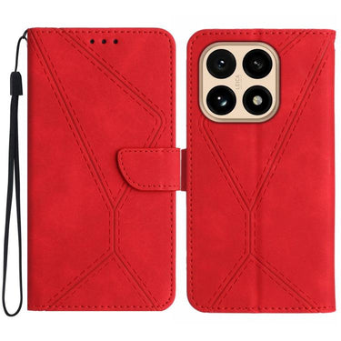 Stitching Embossed Leather Phone Case, For Xiaomi 15 Ultra, For Xiaomi Poco X7 Pro, For Xiaomi 15 Pro, For Xiaomi 15