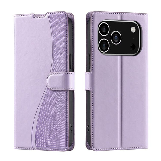 Voltage Ultra-thin Dot Leather Phone Case, For iPhone 17 Pro, For iPhone 17, For iPhone Air