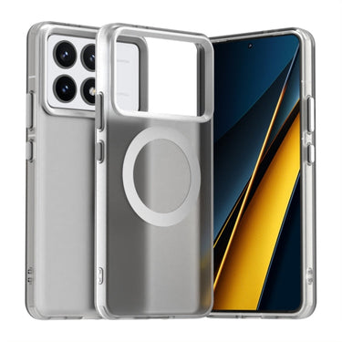 Candy Magsafe PC Hybrid TPU Phone Case, For Xiaomi Poco C61, For Xiaomi Poco M6 Pro 4G, For Xiaomi Poco X6 Neo 5G