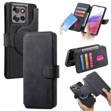 Anti-theft Retro Leather Phone Case For Motorola Edge 50, Motorola Moto G85, Motorola Moto G85 EU,Motorola Edge 50 Ultra
