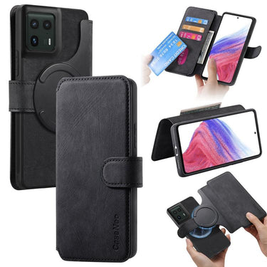 Anti-theft Retro Leather Phone Case For Motorola Edge 50 Pro,Motorola Edge 50 Fusion,Motorola Moto G 5G 2024, Motorola Moto G Stylus 5G 2024