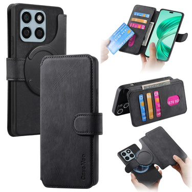 CaseNeo MagSafe RFID Anti-theft Retro Leather Phone Case, For Honor X8b, For Honor X7b, For Honor 90 Lite, For Honor 90