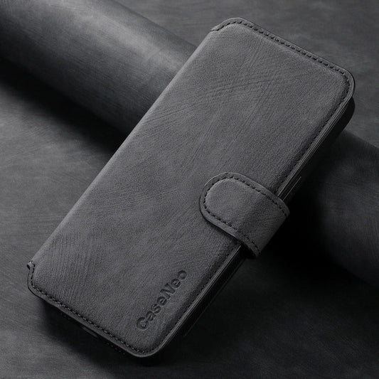 CaseNeo MagSafe RFID Anti-theft Retro Leather Phone Case, For Xiaomi Poco M6 Pro 4G, For Xiaomi Poco M6, For Xiaomi Poco X6 5G, For Xiaomi 13T / 13T Pro