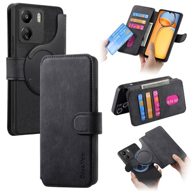 CaseNeo MagSafe RFID Anti-theft Retro Leather Phone Case, For Xiaomi Mi 11T / 11T Pro 5G, For Xiaomi Mi 11 Lite, For Xiaomi Poco X3 NFC