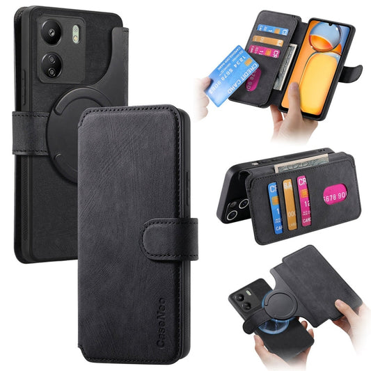 CaseNeo MagSafe RFID Anti-theft Retro Leather Phone Case, For Xiaomi Mi 11T / 11T Pro 5G, For Xiaomi Mi 11 Lite, For Xiaomi Poco X3 NFC